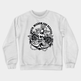 Pirates skull and anchor Crewneck Sweatshirt